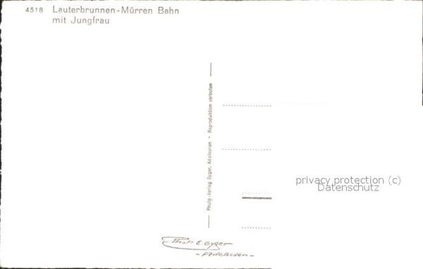 Muerrenbahn Lauterbrunnen Jungfrau – Bild 2