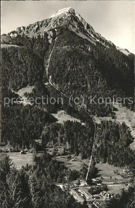 Zahnradbahn Niesenbahn Kulm Talstation