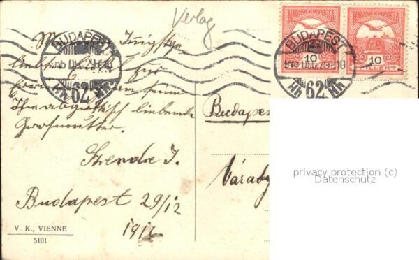 Verlag Vienne V.K. Nr. 5101 Frauen Kind Wintermode – Bild 2