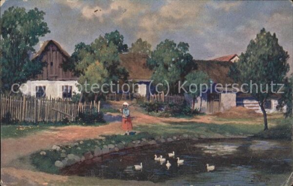 Kuenstlerkarte Jandl Meine Heimat Nr. 1319