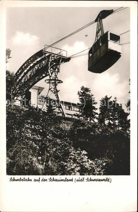 Seilbahn Schauinsland Schwarzwald