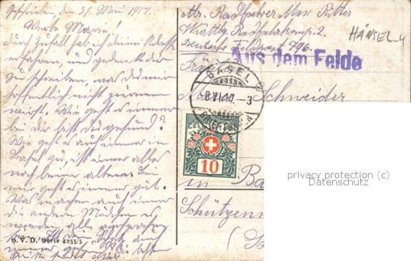 Haensel K. Soldat Frau Blumen – Bild 2