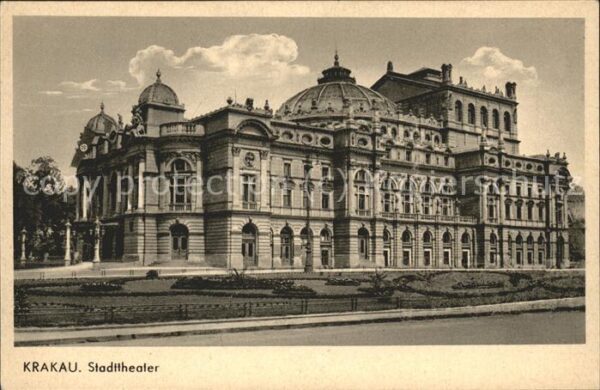 Theatergebaeude Krakau Stadttheater