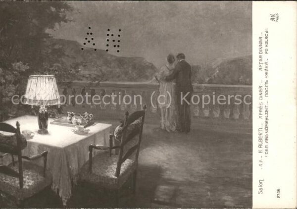 Foto AN Paris (Noyer) Nr. H. Alberti Nr. 2706 Nach der Abendmahlz