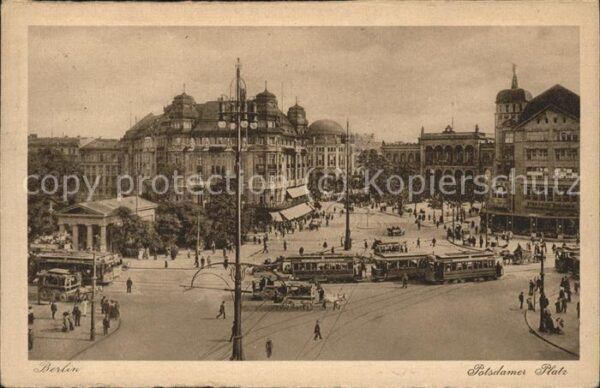 Strassenbahn Berlin Potsdamer Platz