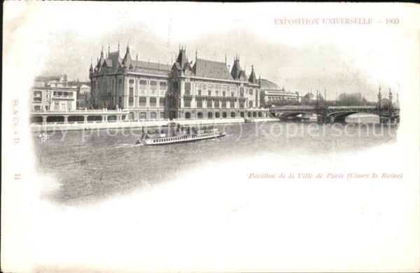 Exposition Universelle Paris 1900 Pavillon de la Ville de Paris