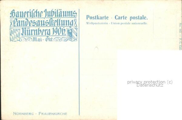 Kley Nürnberg Frauenkirche Nr. 562 Bayerisch – Bild 2