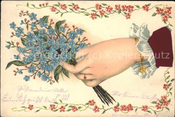 Blumen Ring Armreif