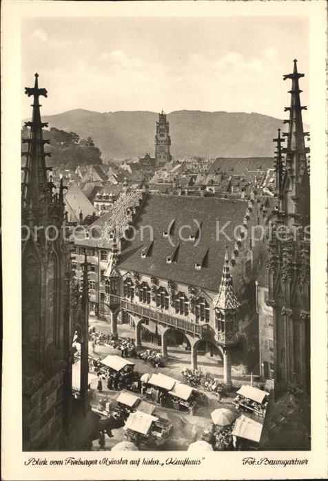 Foto Baumgartner E. Nr. Freiburg i. Br. historisches Kaufhaus