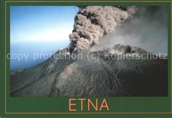 Vulkane Geysire Vulcans Geysers Etna Ätna Sizilien