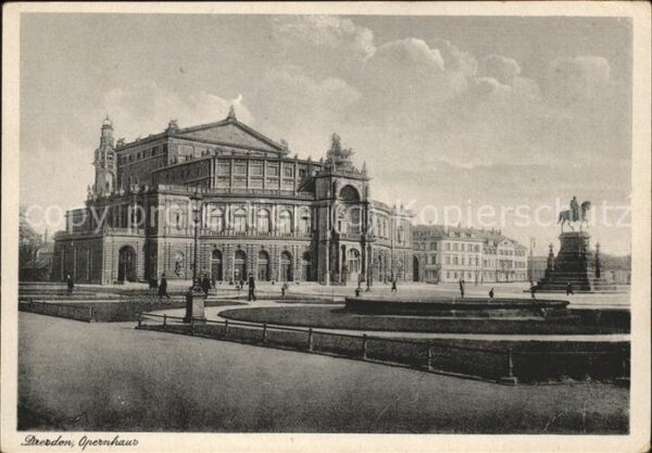 Opergebaeude Dresden Opernhaus