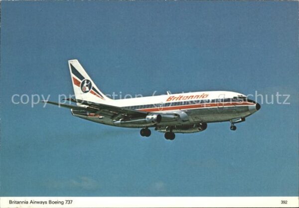 Flugzeuge Zivil Britannia Airways Boeing 737