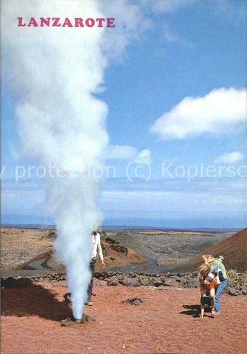 Geysire Vulcans Geysers Vulkane Lanzarote Feuerberg