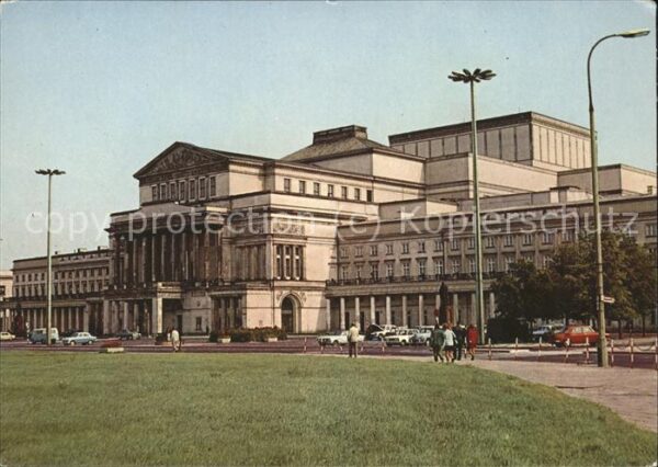 Theatergebaeude Warszawa Teatr Wielki Warschau