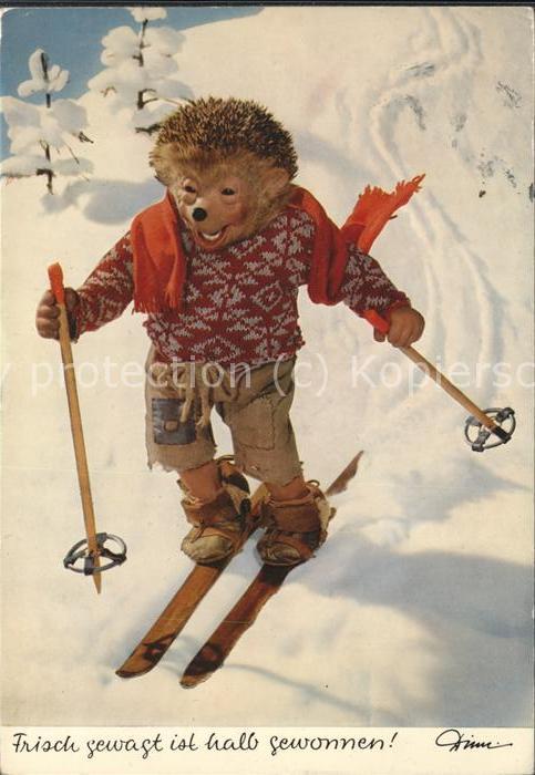 Mecki Nr. 326 Skifahren
