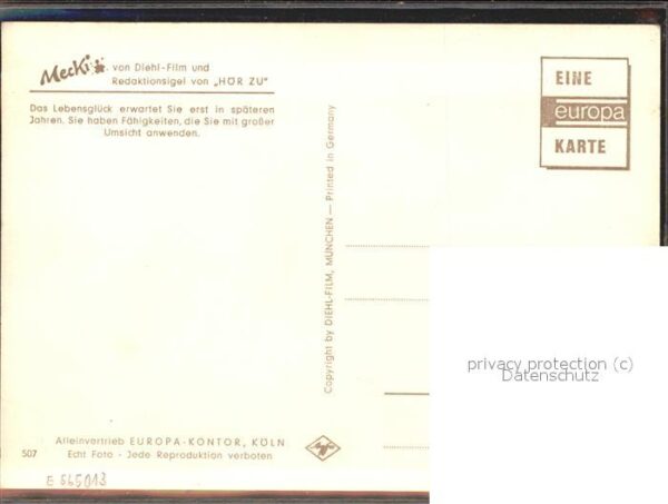 Mecki Nr. 507 Sternzeichen Krebs – Bild 2