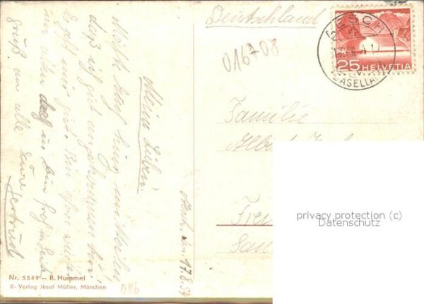 Hummel Nr. 5549 Postkutsche Pferde Trompete – Bild 2