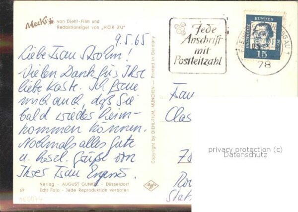 Mecki Nr. 69 Herzlich Willkommen Leiter – Bild 2