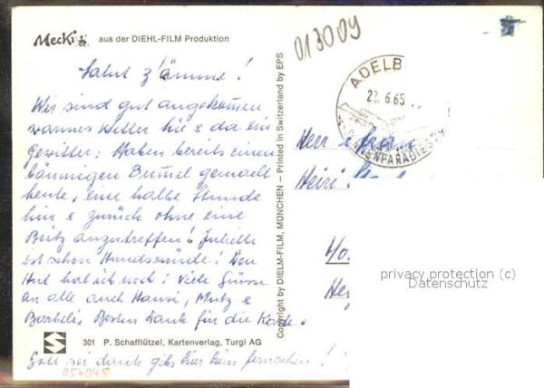 Mecki Nr. 301 Reise Bahnhof Koffer Tasche Bahngle – Bild 2