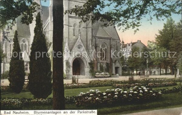 Bad Nauheim Blumenanlage a.d.Parkstrasse