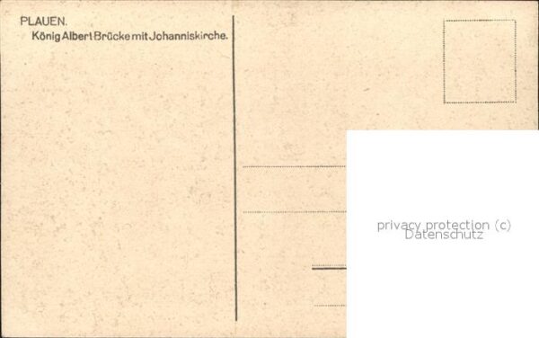Plauen Vogtland König-Albert-Brücke mit Johanniskirche – Bild 2