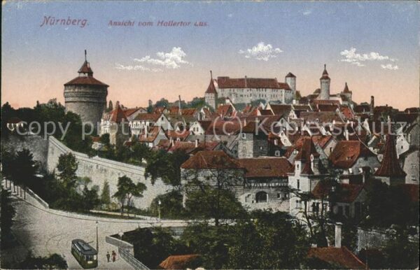 Nuernberg Blick vom Hallertor