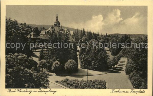 Bad Flinsberg Swieradow Zdroj mit Kurhaus u.Kurplatz