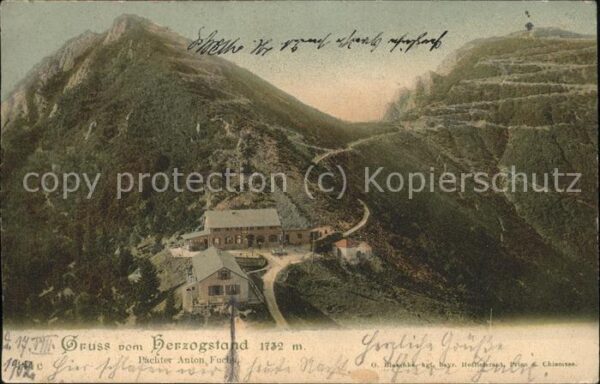 Kochel See Berggasthaus Herzogstand