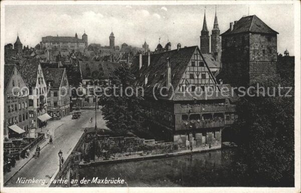 Nuernberg Partie a.d.Maxbrücke