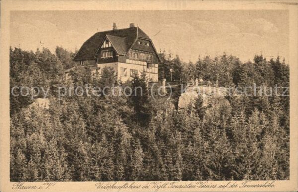 Plauen Vogtland Unterkunftshaus des Vogtl.Touristenvere