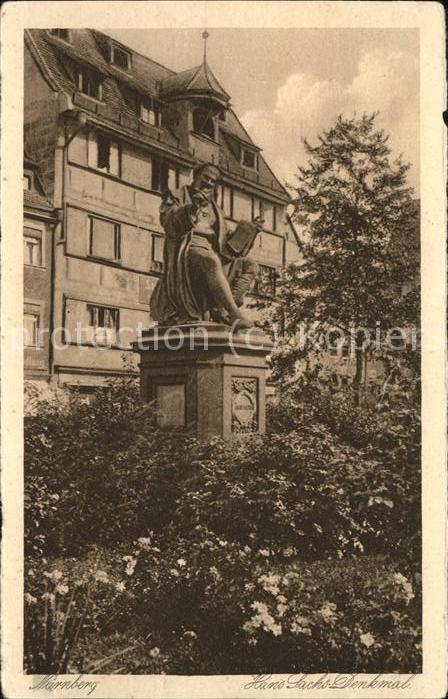 Nuernberg Hans Sachs-Denkmal