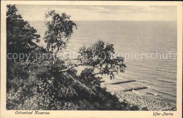 Koserow Ostseebad Usedom Ufer-Partie