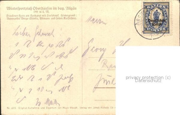 Oberstaufen Partie am Hochgrat mit Seelekopf – Bild 2