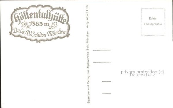 Hoellentalangerhuette Höllentalhütte gegen Zugspitze – Bild 2