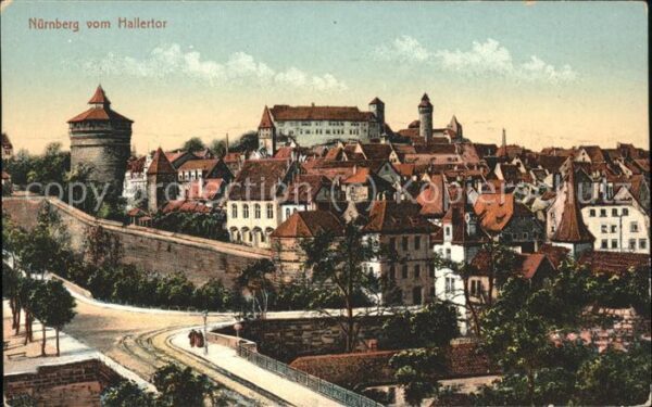 Nuernberg Blick vom Hallertor