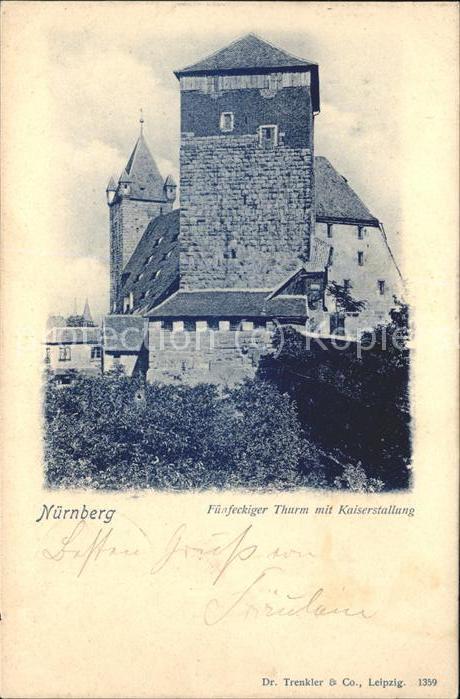 Nuernberg Fünfeckiger Thurm mit Kaiserstallung