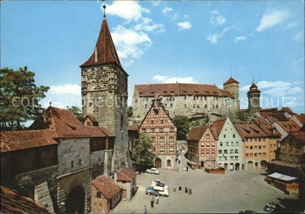 Nuernberg Tiergärtner Turm u.Burg