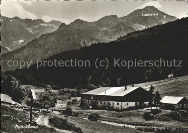 Hindelang Mitterhaus im Retterschwangtal