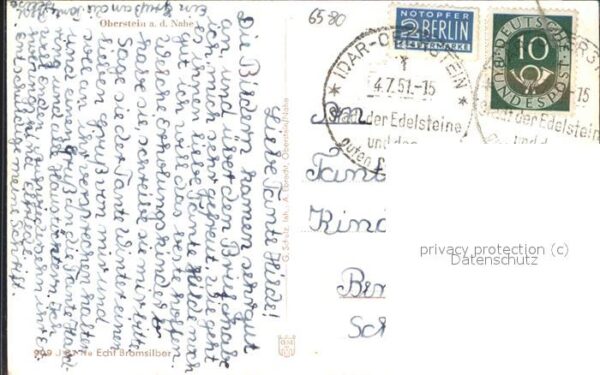 Oberstein Nahe Unterer Stadtteil u.Schloss – Bild 2