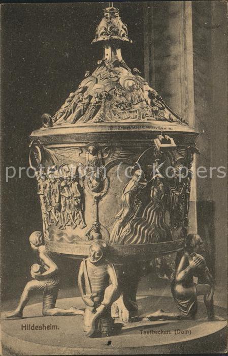 Hildesheim Taufbecken im Dom