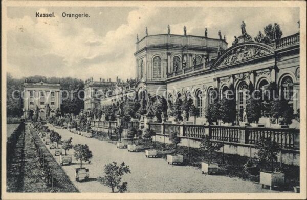 Kassel Orangerie (Karte ist älter als der Post
