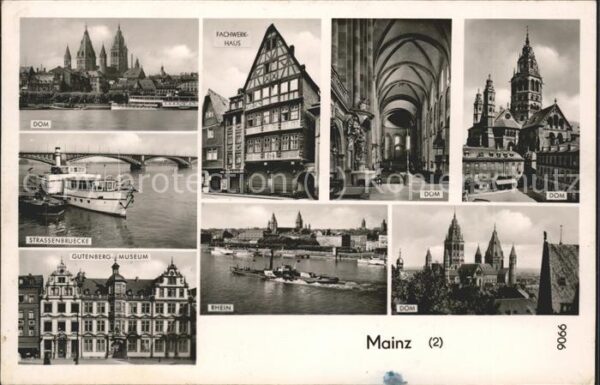 Mainz Rhein Gutenberg-Museum u.Dom
