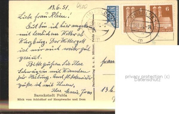 Fulda Hauptwache u.Dom – Bild 2