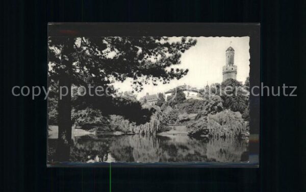 Bad Homburg Hoehe Schloss mit weissem Turm