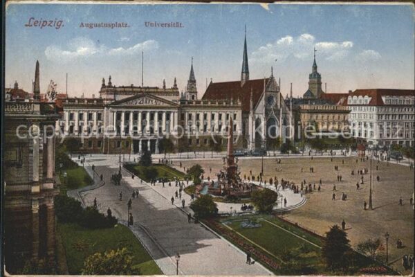 Leipzig Augustusplatz u.Universität