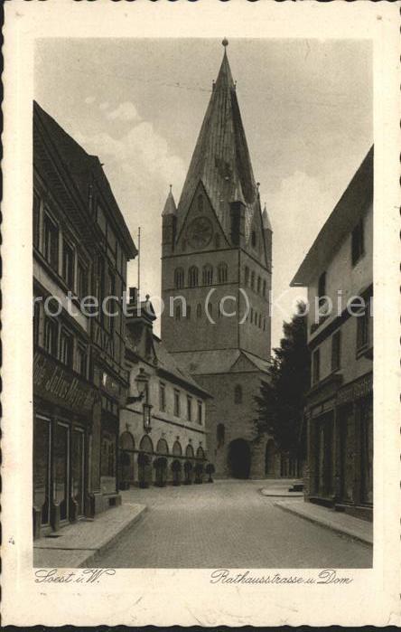 Soest Arnsberg Rathausstrasse u.Dom