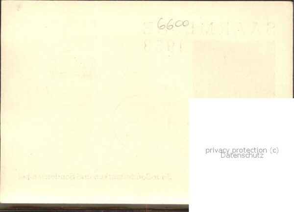 Saarbruecken Sonderstempel von der Saarmesse 1958 – Bild 2