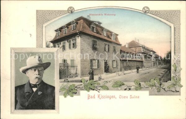 Bad Kissingen Obere Saline mit Bismarcks`Wohnung