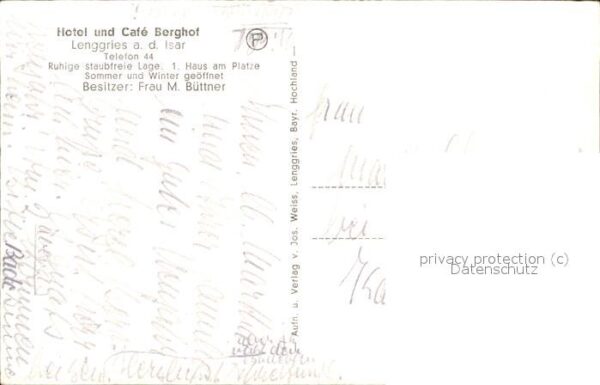 Lenggries Hotel u.Cafe Berghof – Bild 2