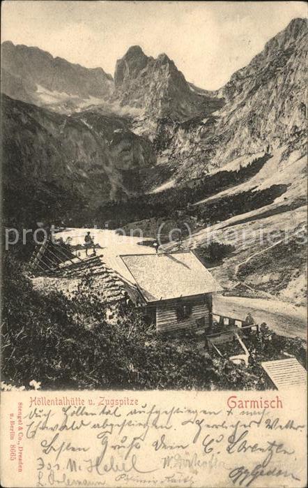 Garmisch-Partenkirchen Höllentalhütte u.Zugspitze